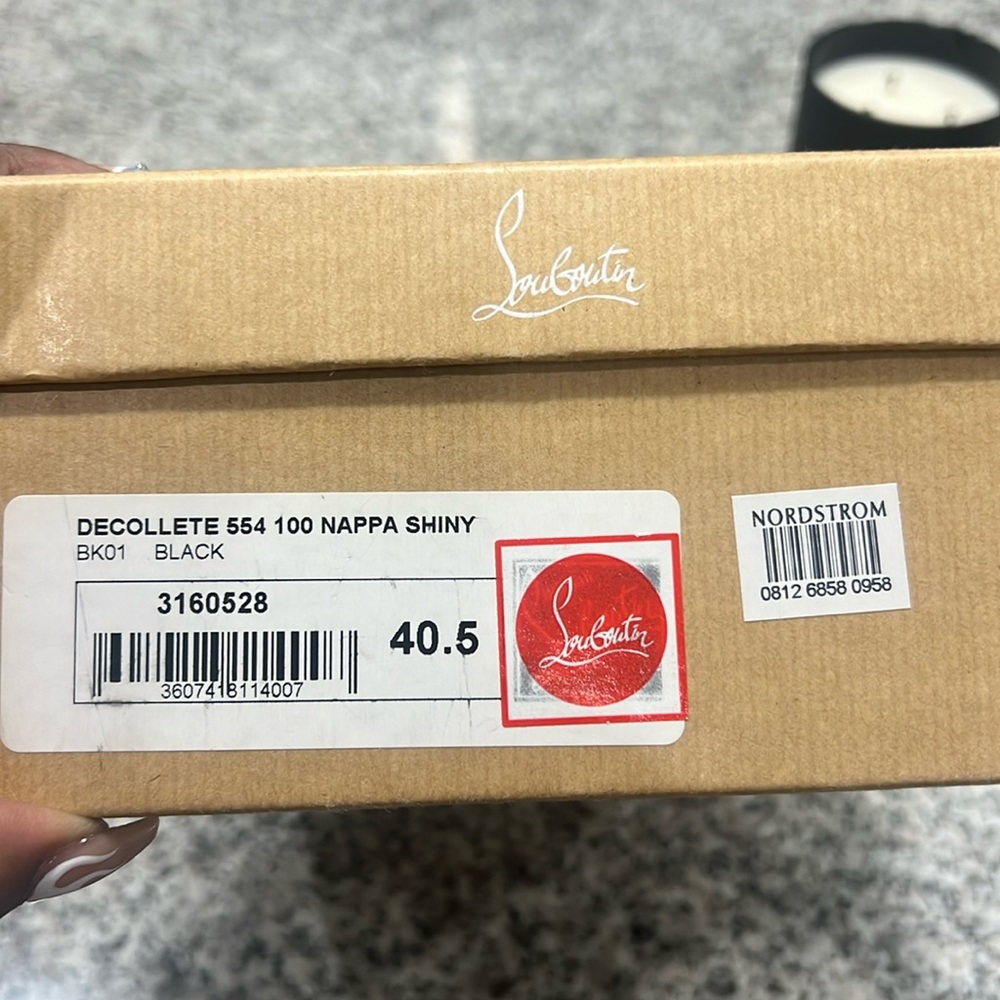 Christian Louboutin Decollette 554 Napa Shiny